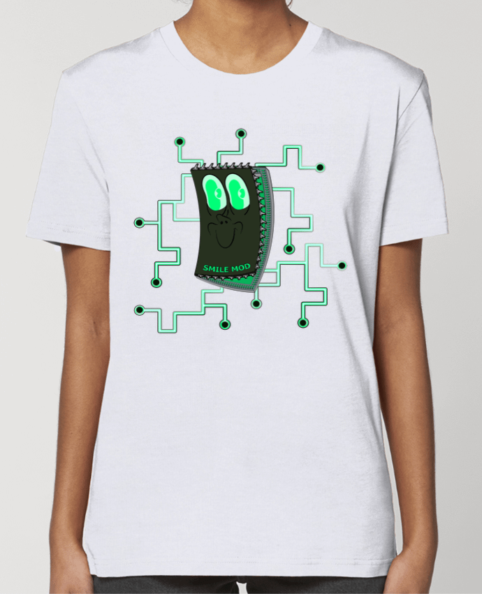 T-shirt Femme SMILE MOD par Santiaguen