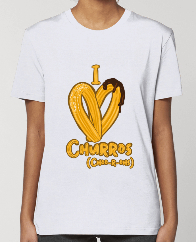 T-shirt Femme I love churros par Darkafreak