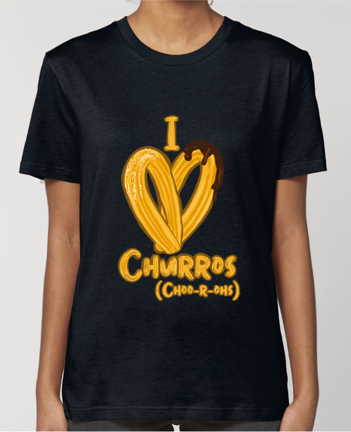 T-shirt Femme I love churros par Darkafreak