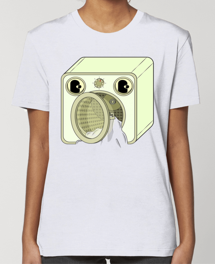T-shirt Femme SWALLOWING MACHINE par Santiaguen