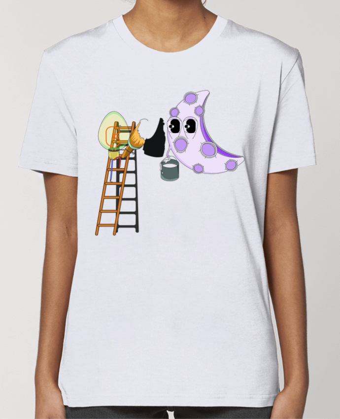 T-shirt Femme ON THE MOON par Santiaguen