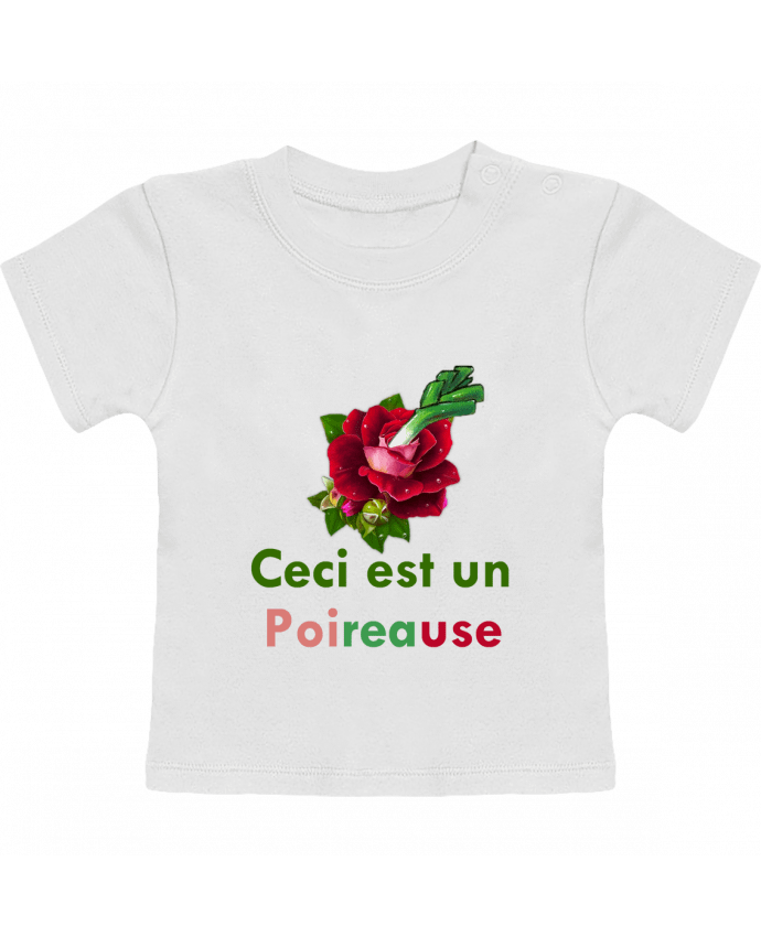 T-shirt bébé Poireause manches courtes du designer Oan