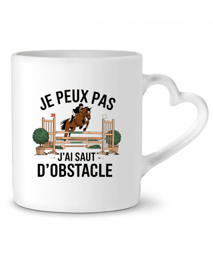 Mug coeur je peux pas j'ai saut d'obstacle par bwilfy