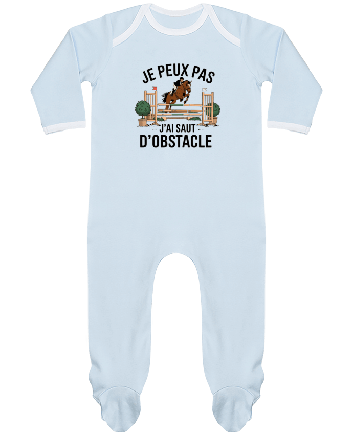 Body Pyjama Bébé je peux pas j'ai saut d'obstacle par bwilfy
