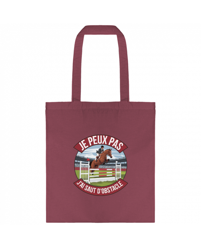 Tote-bag je peux pas j'ai saut d'obstacle par bwilfy