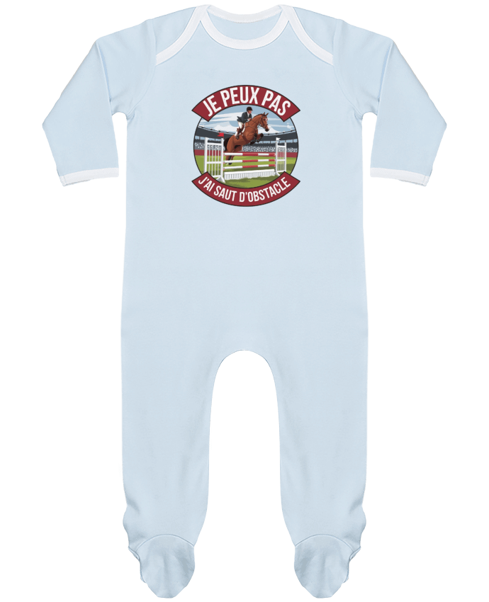 Body Pyjama Bébé je peux pas j'ai saut d'obstacle par bwilfy