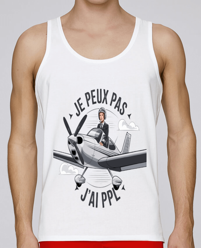 Débardeur homme je peux pas j'ai ppl par bwilfy 100% coton bio