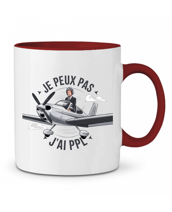 Mug bicolore je peux pas j'ai ppl bwilfy