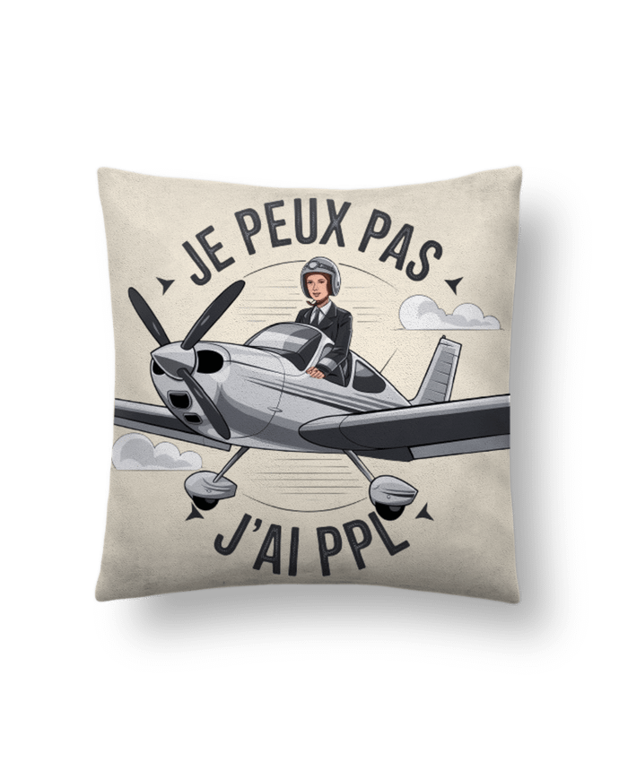Coussin suédine je peux pas j'ai ppl par bwilfy