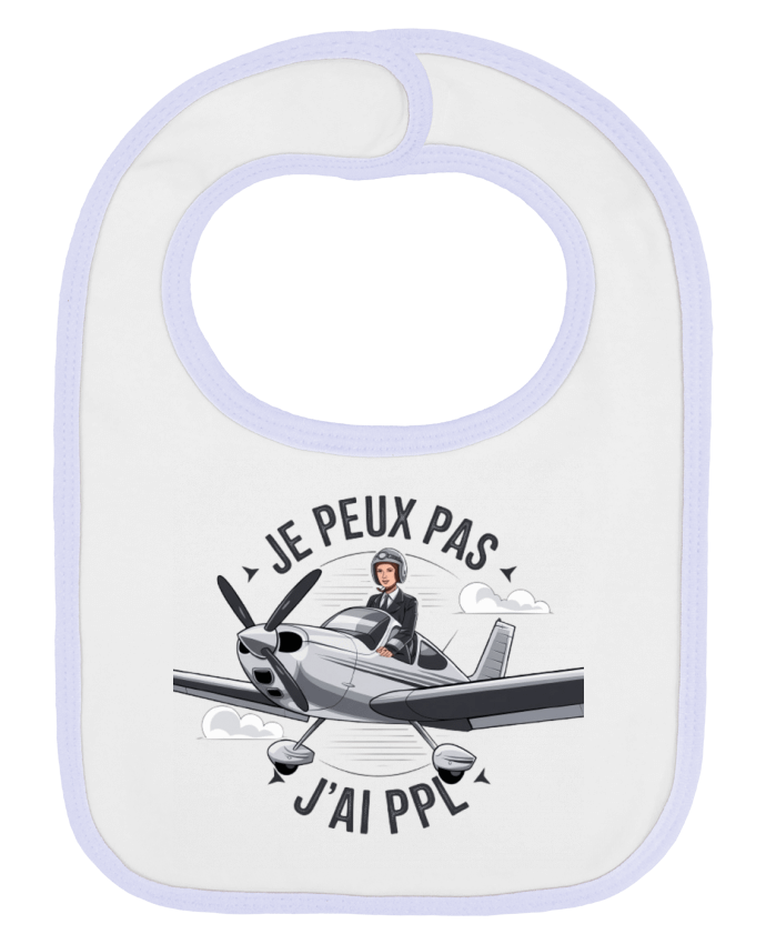 Bavoir bébé uni je peux pas j'ai ppl par bwilfy