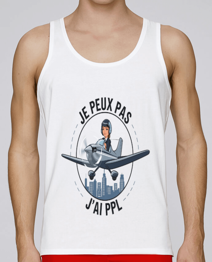 Débardeur homme je peux pas j'ai ppl par bwilfy 100% coton bio
