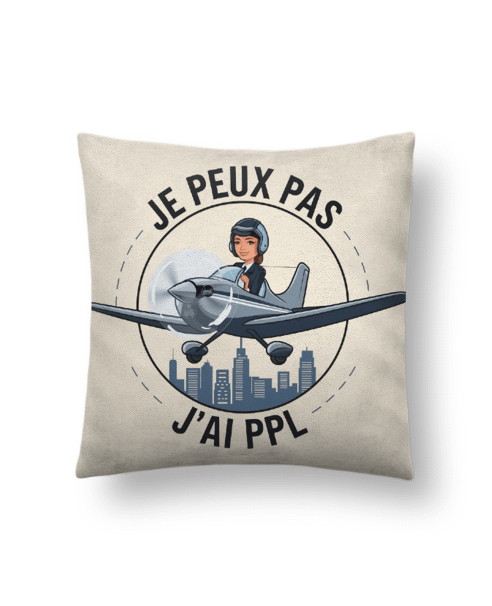 Coussin suédine je peux pas j'ai ppl par bwilfy