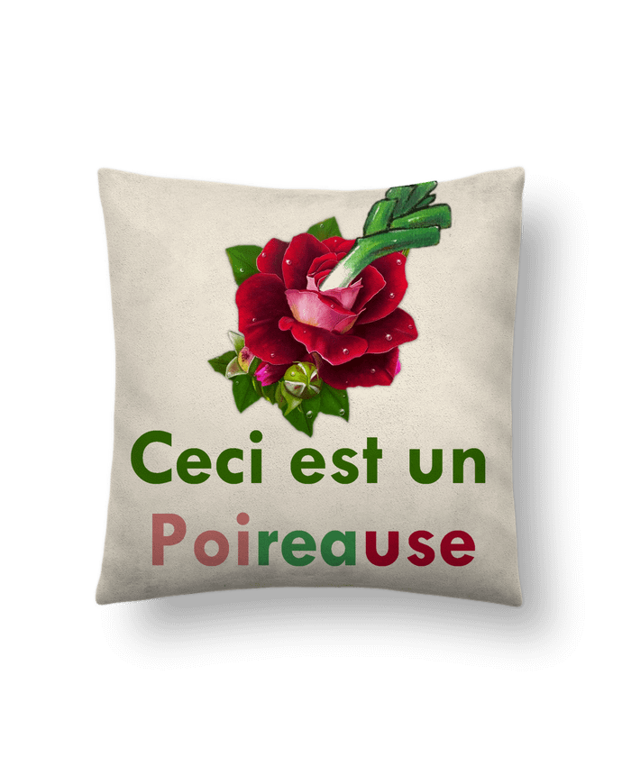Cushion suede touch 45 x 45 cm Poireause by Oan
