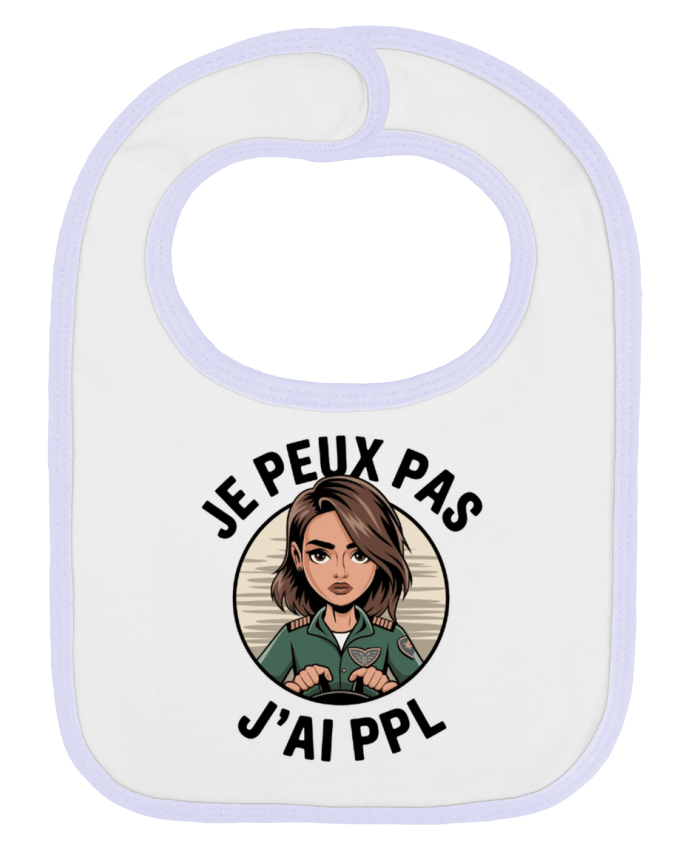 Bavoir bébé uni je peux pas j'ai ppl par bwilfy