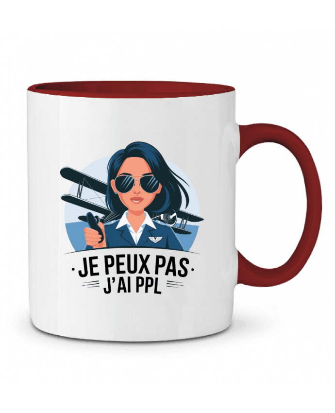 Mug bicolore je peux pas j'ai ppl bwilfy