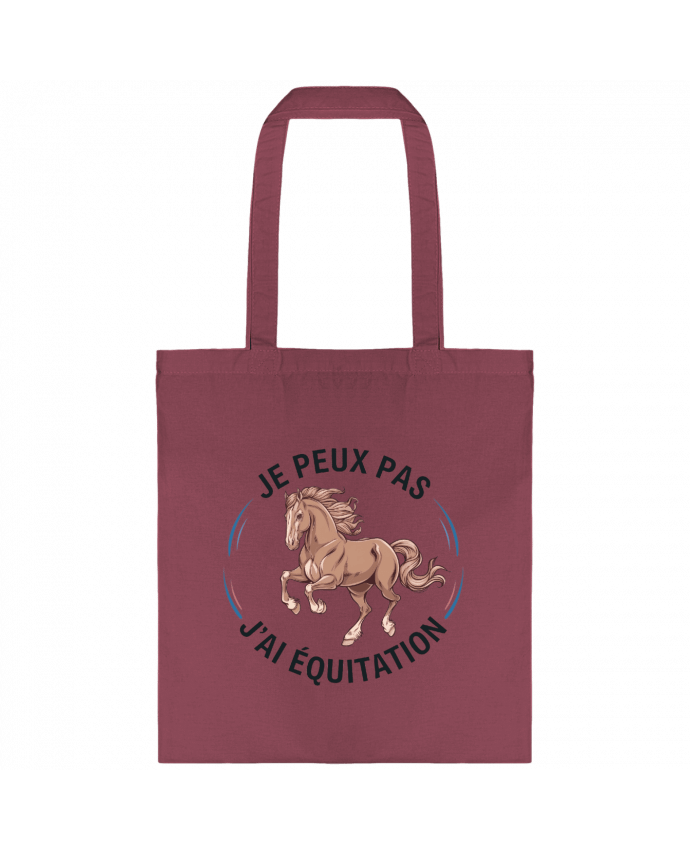 Tote-bag je peux pas j'ai equitation par bwilfy