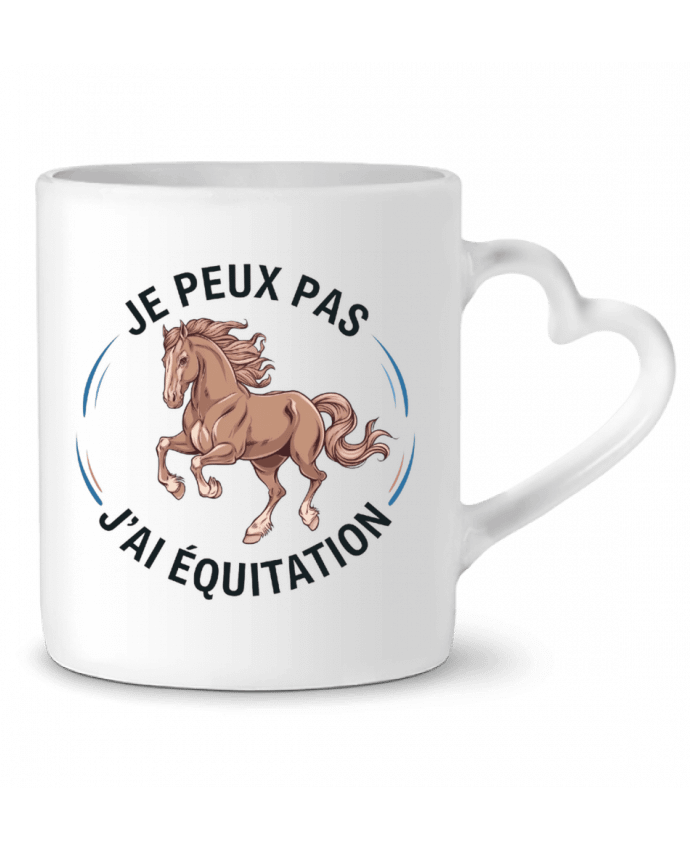 Mug coeur je peux pas j'ai equitation par bwilfy