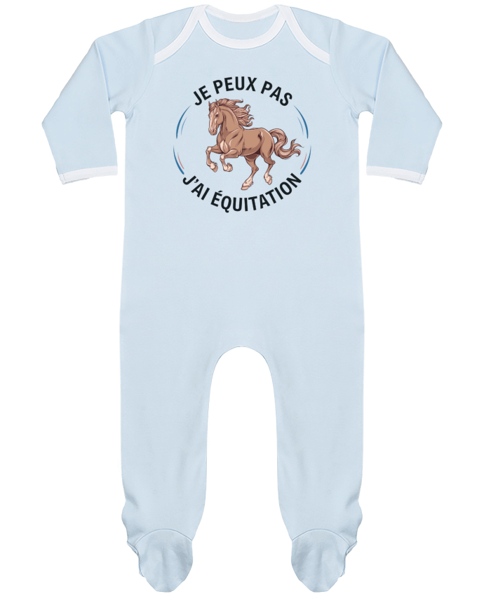 Body Pyjama Bébé je peux pas j'ai equitation par bwilfy