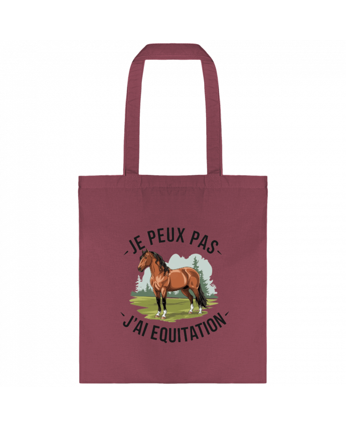 Tote-bag je peux pas j'ai equitation par bwilfy