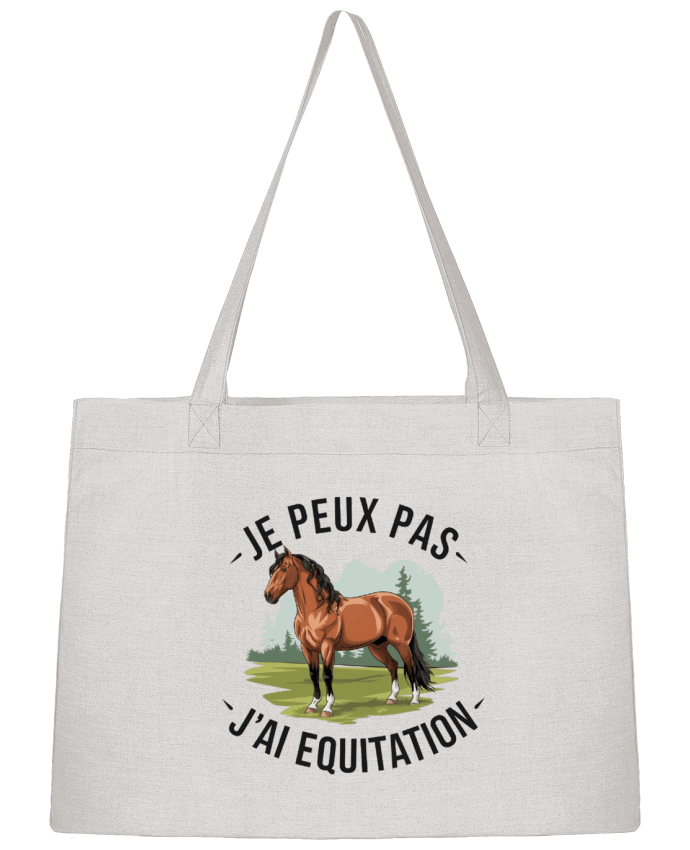Sac Shopping je peux pas j'ai equitation par bwilfy