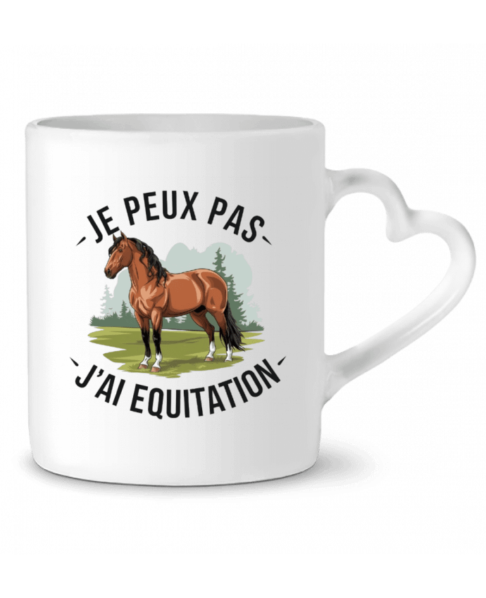 Mug coeur je peux pas j'ai equitation par bwilfy