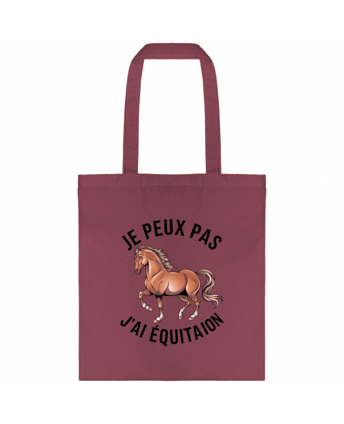 Tote-bag je peux pas j'ai equitation par bwilfy