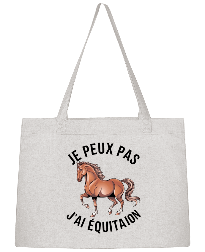Sac Shopping je peux pas j'ai equitation par bwilfy