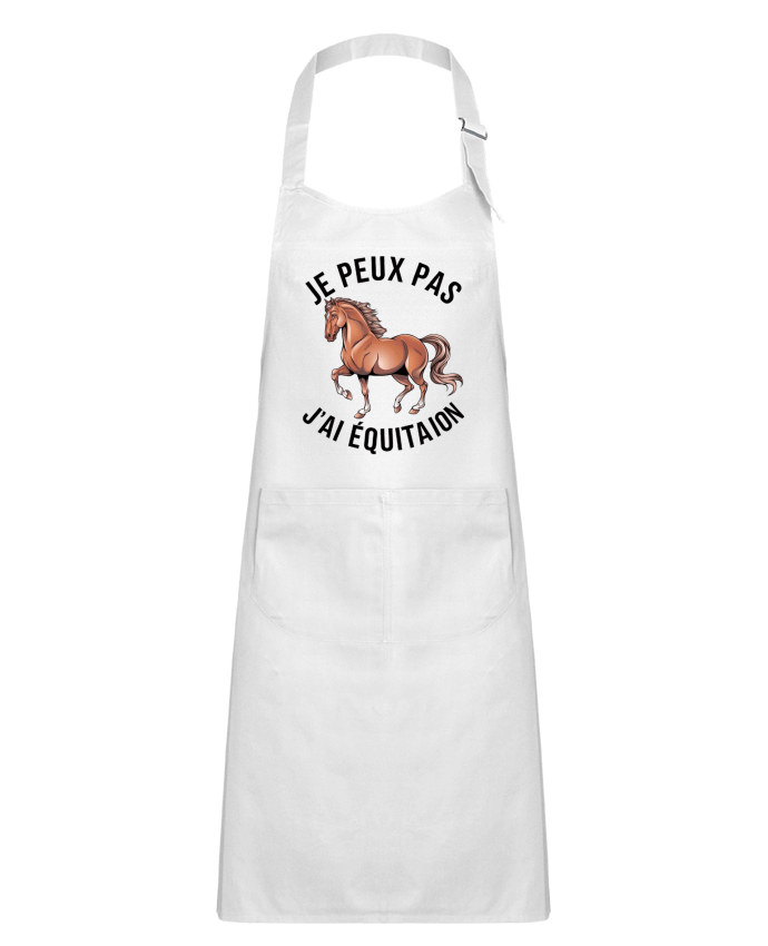 Tablier Enfant je peux pas j'ai equitation par bwilfy