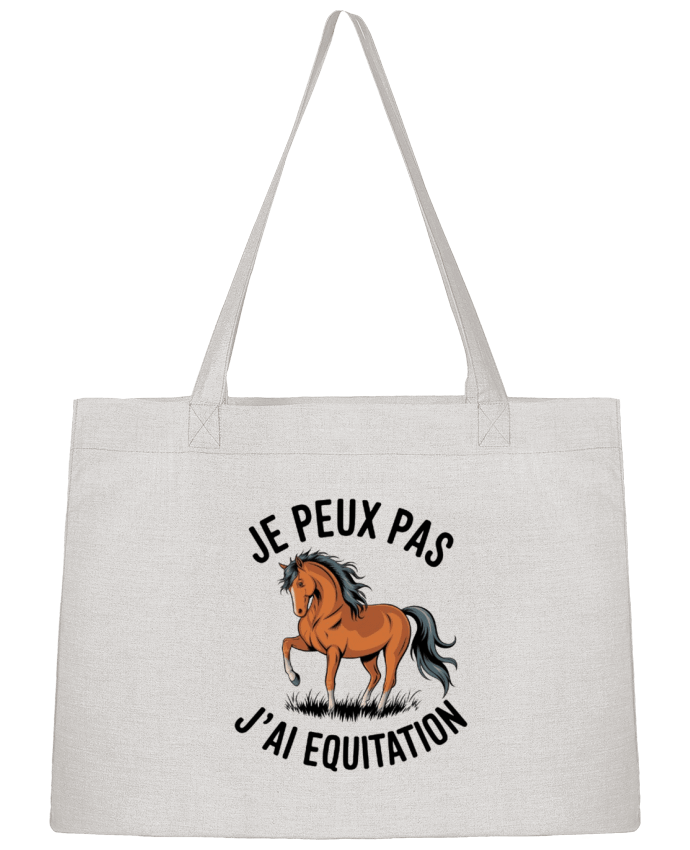 Sac Shopping je peux pas j'ai equitation par bwilfy