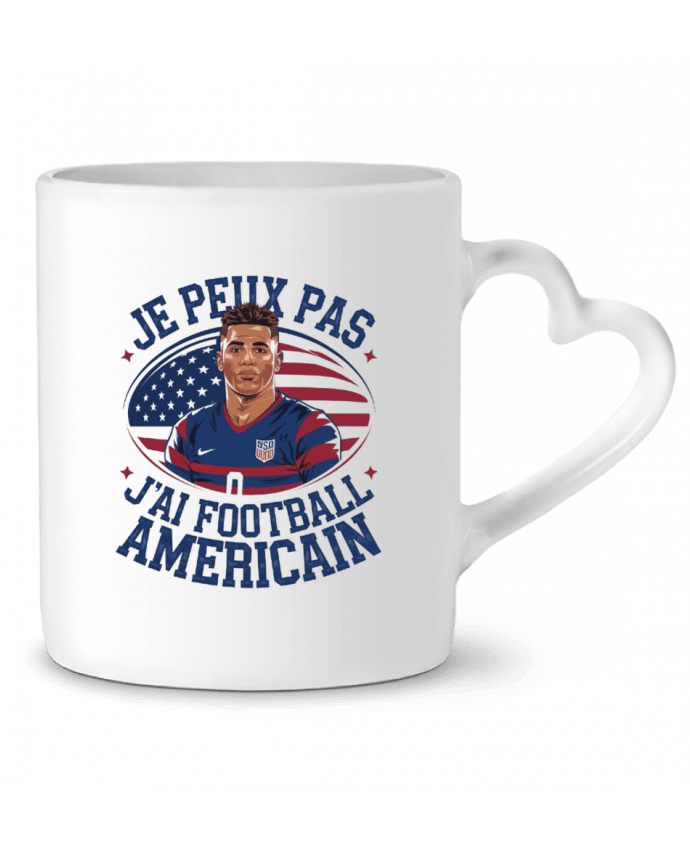 Mug coeur je peux pas j'ai football américain par bwilfy