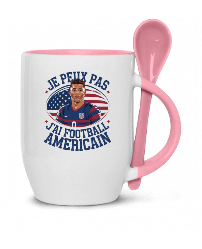  Tasse cuillère je peux pas j'ai football américain par bwilfy