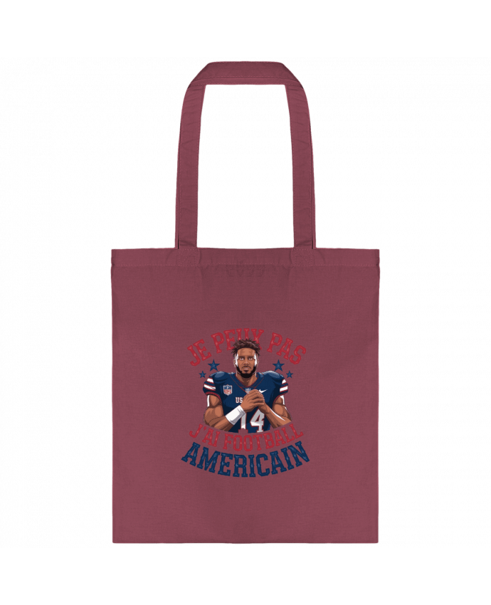 Tote-bag je peux pas j'ai football américain par bwilfy