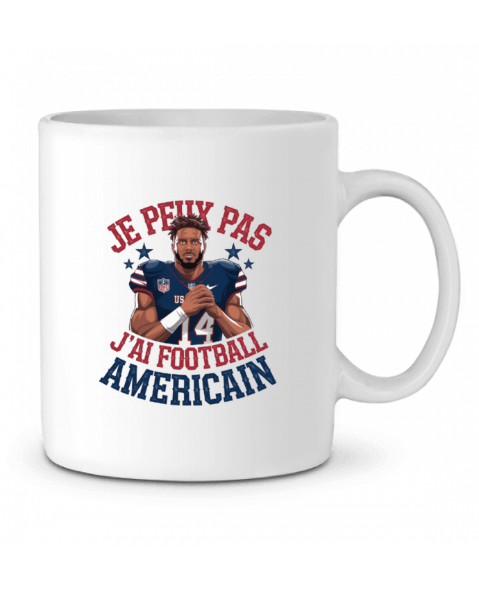 Mug  je peux pas j'ai football américain par bwilfy