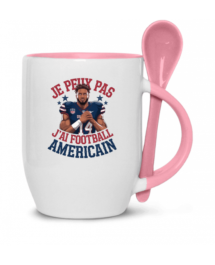  Tasse cuillère je peux pas j'ai football américain par bwilfy