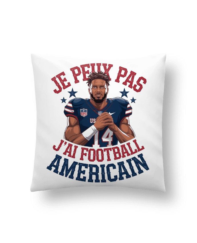 Coussin je peux pas j'ai football américain par bwilfy