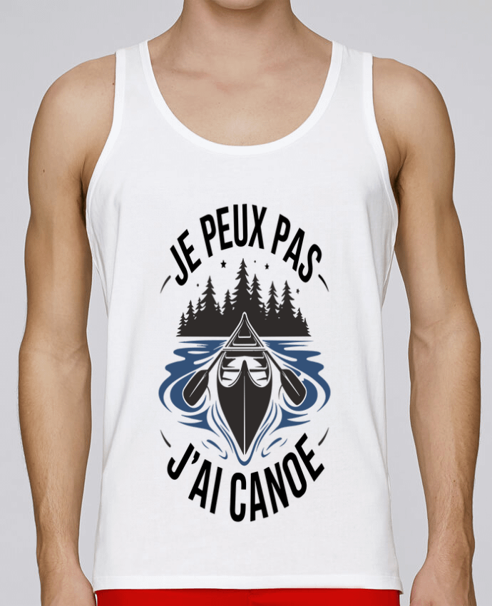 Débardeur homme je peux pas j'ai canoe par bwilfy 100% coton bio