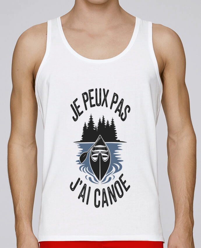 Débardeur homme je peux pas j'ai canoe par bwilfy 100% coton bio