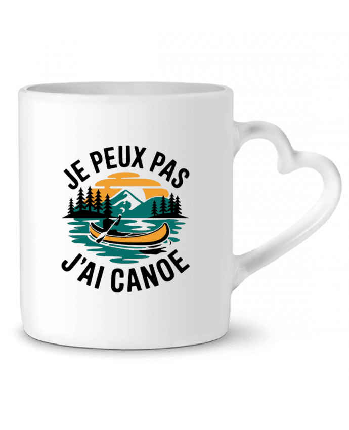 Mug coeur je peux pas j'ai canoe par bwilfy