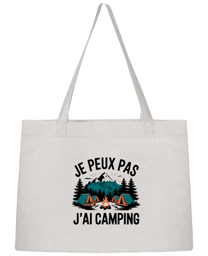 Sac Shopping je peux pas j'ai camping par bwilfy