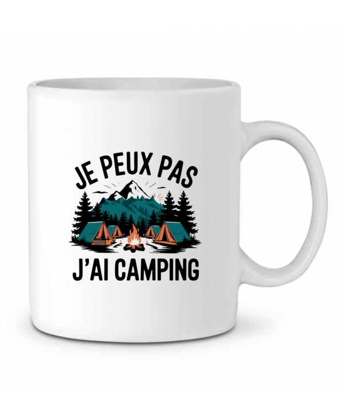 Mug  je peux pas j'ai camping par bwilfy