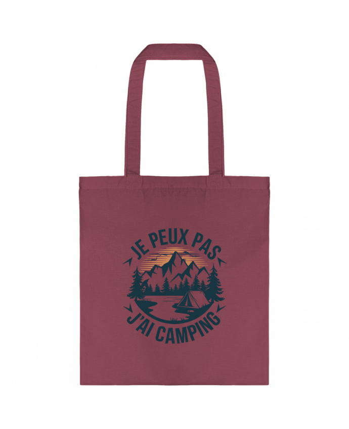 Tote-bag je peux pas j'ai camping par bwilfy