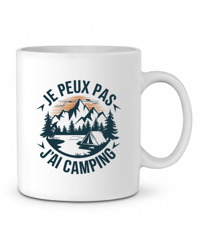 Mug  je peux pas j'ai camping par bwilfy