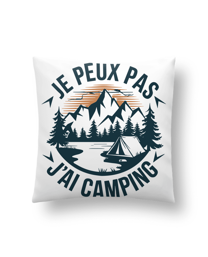 Coussin je peux pas j'ai camping par bwilfy