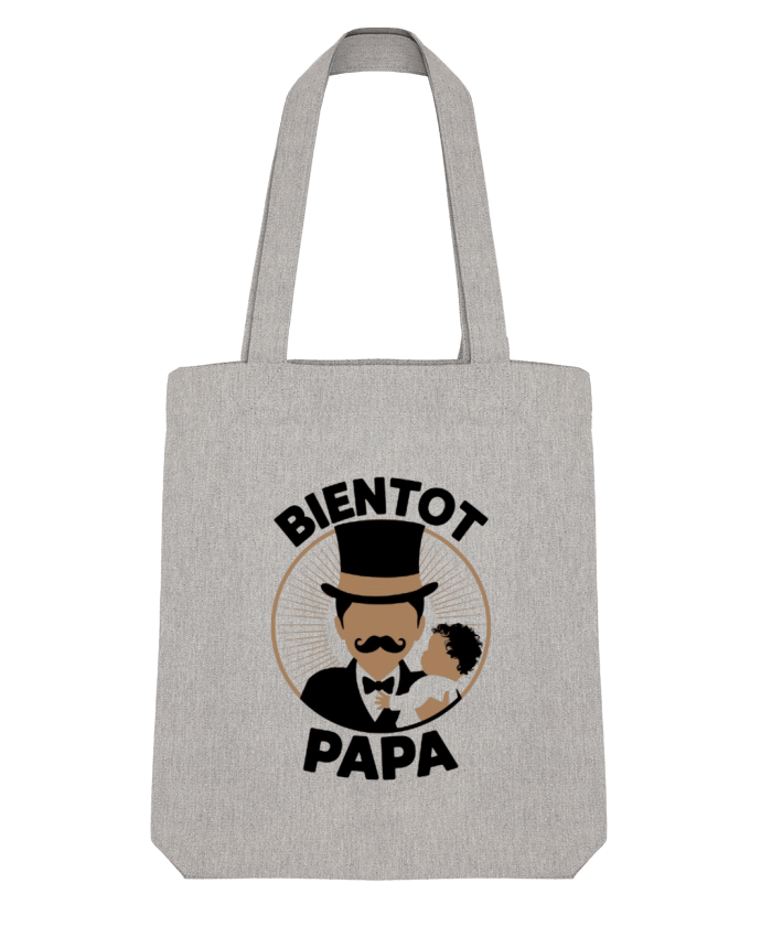 Tote Bag Stanley Stella Bientot Papa par bwilfy 