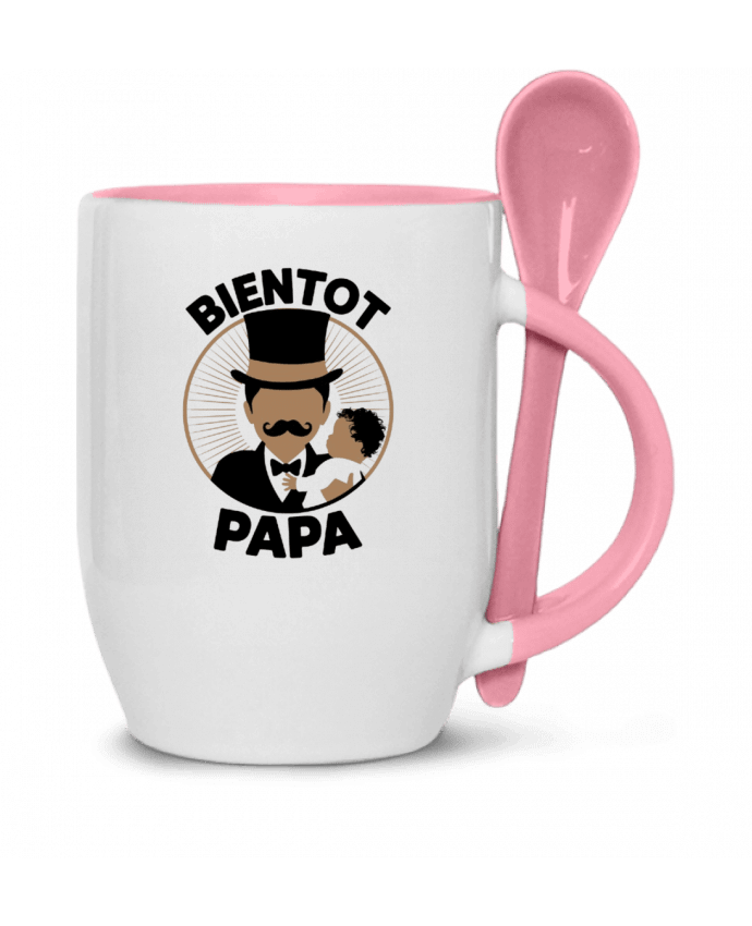  Tasse cuillère Bientot Papa par bwilfy