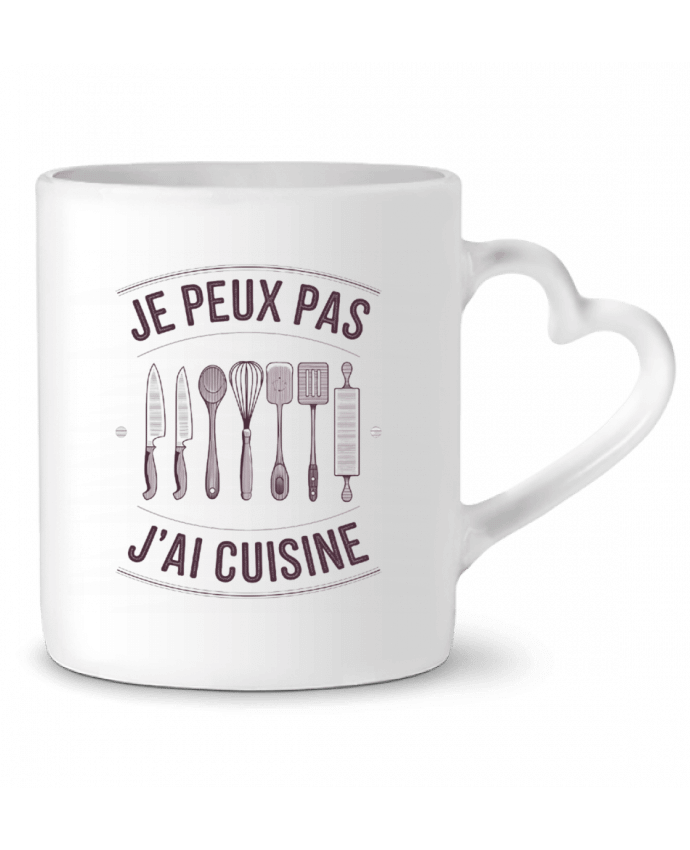 Mug coeur je peux pas j'ai cuisine par bwilfy