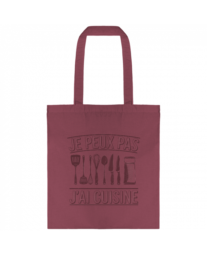 Tote-bag je peux pas j'ai cuisine par bwilfy