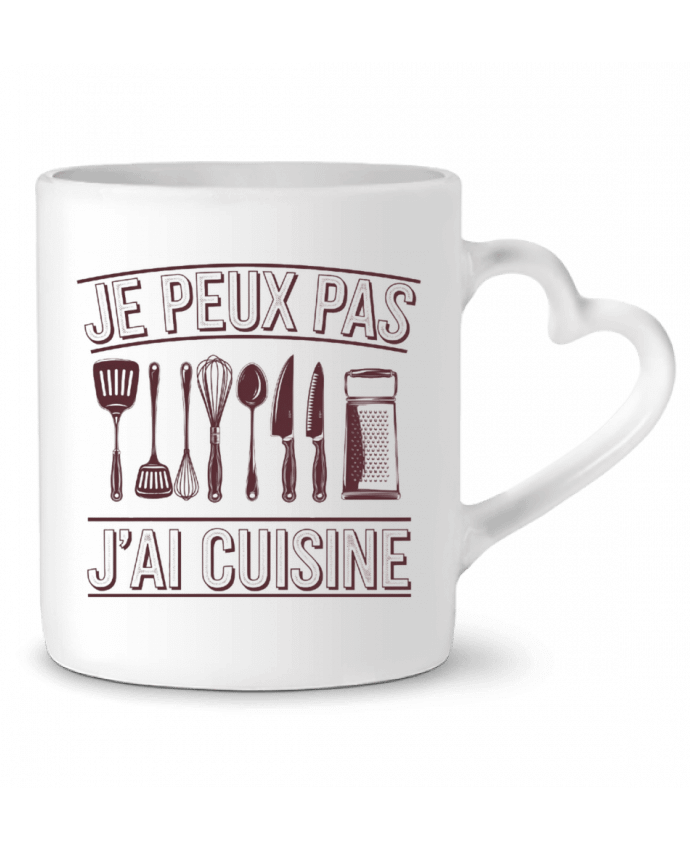 Mug coeur je peux pas j'ai cuisine par bwilfy