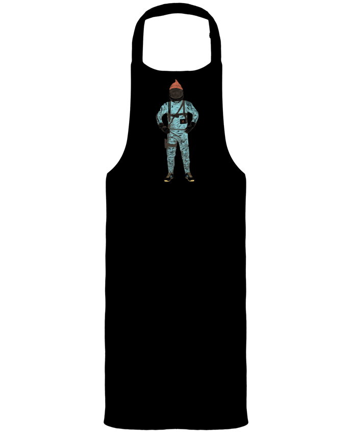 Tablier avec poches Zissou in space par Florent Bodart