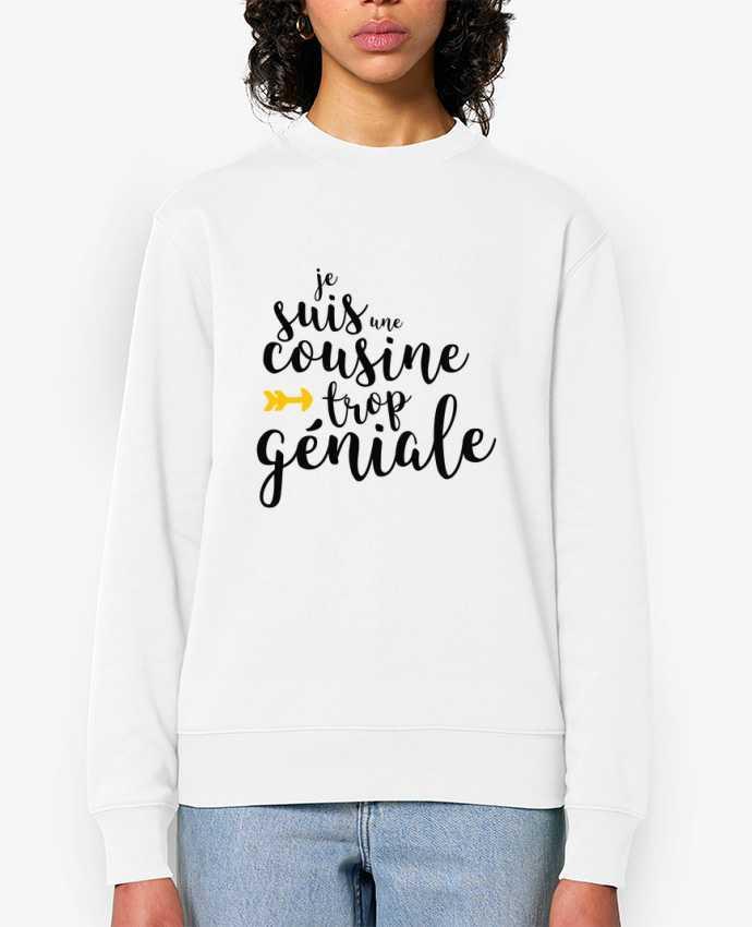 Sweat-shirt Je suis une cousine trop géniale Par tunetoo